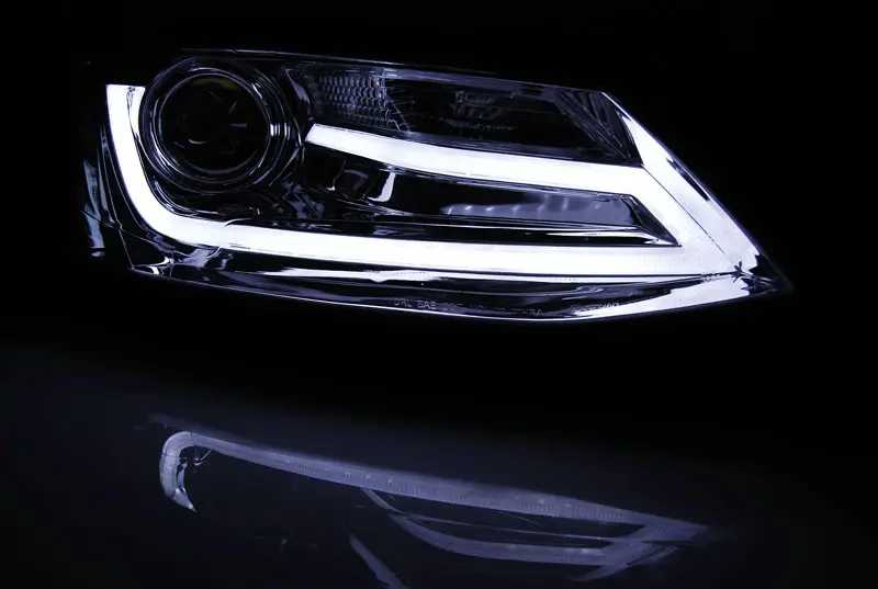 Headlights VW Jetta 6 11-18 Tube Light Chrome – náhľad 2