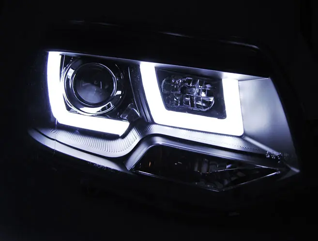 Headlights VW T5.1 10-15 U-TYPE Black – náhľad 3