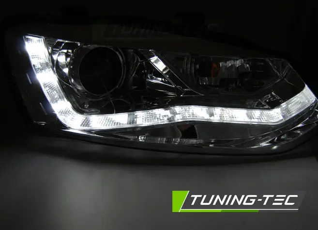 Headlights VW Polo 6R 09-14 Chrome – náhľad 3