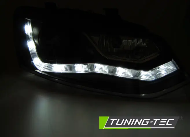 Headlights VW Polo 6R 09-14 Black – náhľad 2