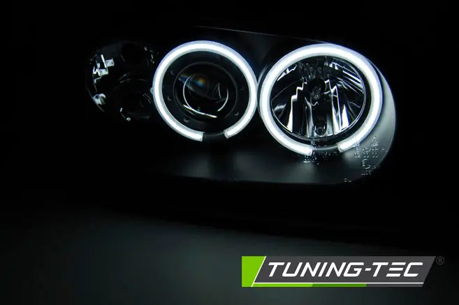 Headlights VW Golf 4 CCFL Angel Eyes Black – náhľad 2