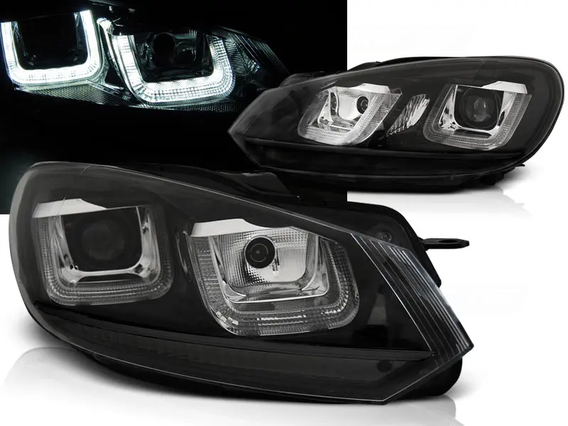Headlights VW Golf 6 U-Type Line Black