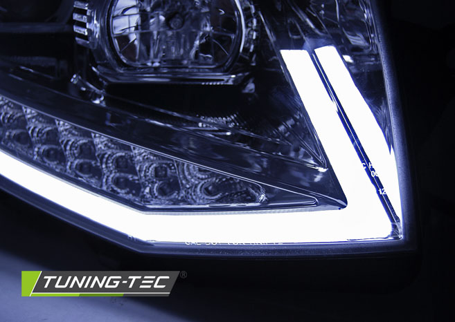 Headlights VW T6 Tube Light Chrome – náhľad 5