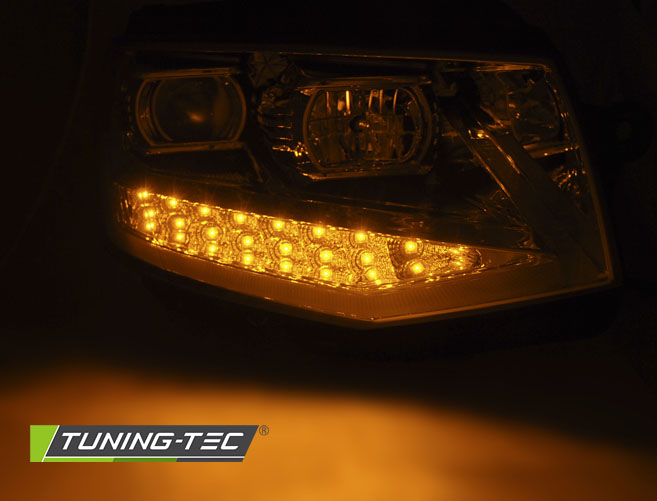 Headlights VW T6 Tube Light Chrome – náhľad 7