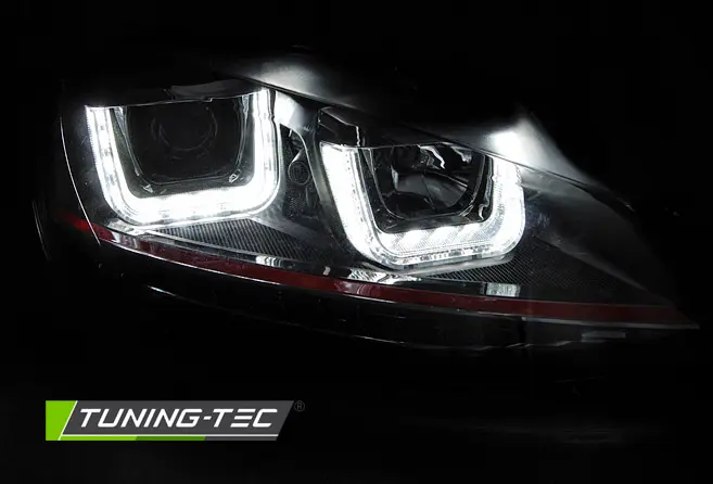 Headlights VW Golf 7 12-17 U-Type Red Line Dynamic – náhľad 2
