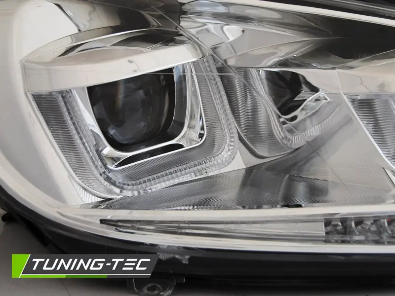 Headlights VW Golf 6 U-Type LED Dynamic Chrome – náhľad 2