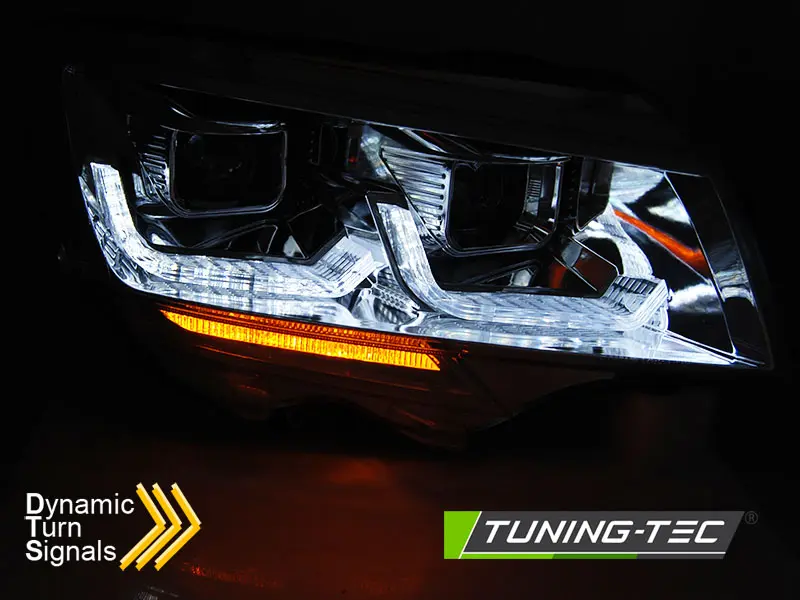 Headlights VW T6.1 LED Dynamic Chrome 20- – náhľad 3