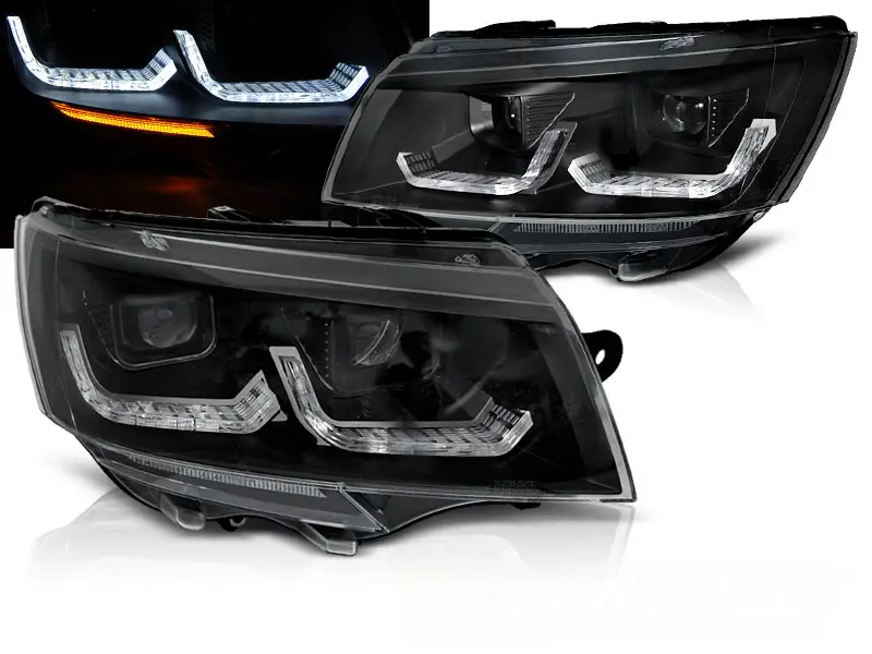 Headlights VW T6.1 LED Dynamic Black 20-