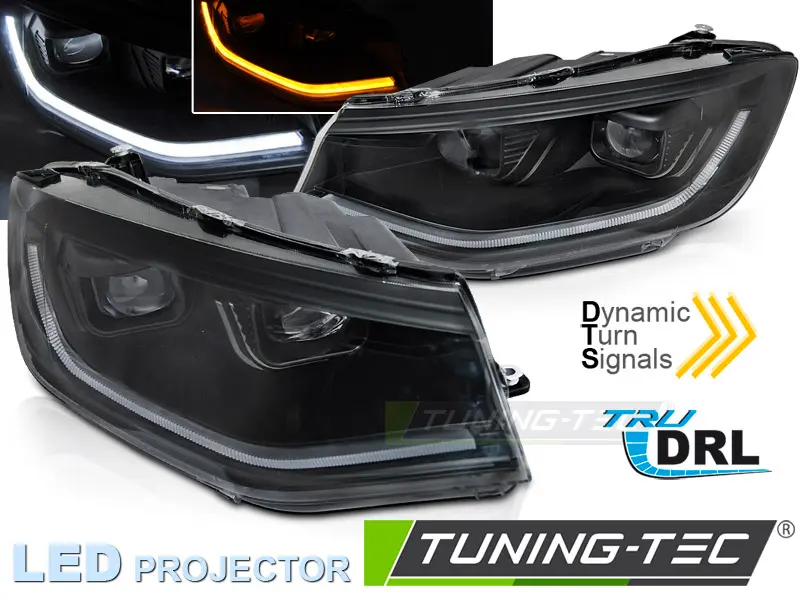 Headlights VW Caddy 20- Full LED Black – náhľad 5