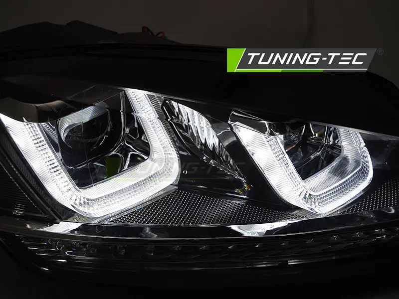 Headlights VW Golf 7 U-Type Line Dynamic Black – náhľad 3