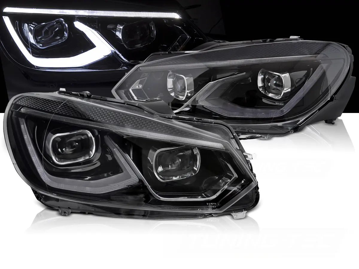 Headlights VW Golf 6 Full LED Black
