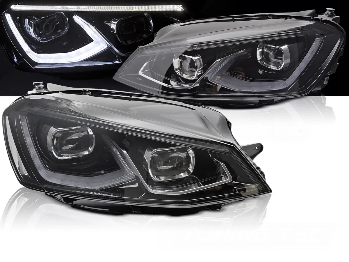 Headlights VW Golf 7 Full LED Black
