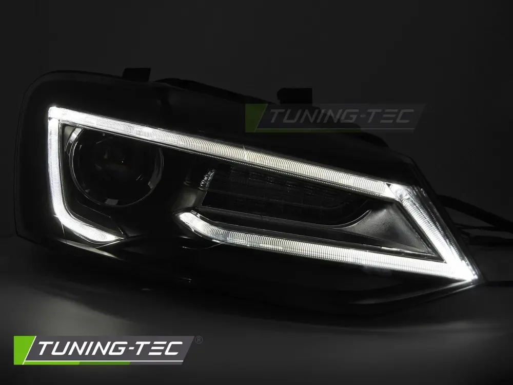 Headlights VW Polo 5 09-17 Black – náhľad 3