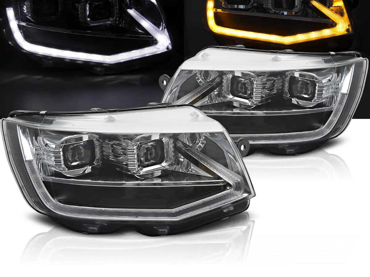 Headlights VW T6 Full LED Chrome