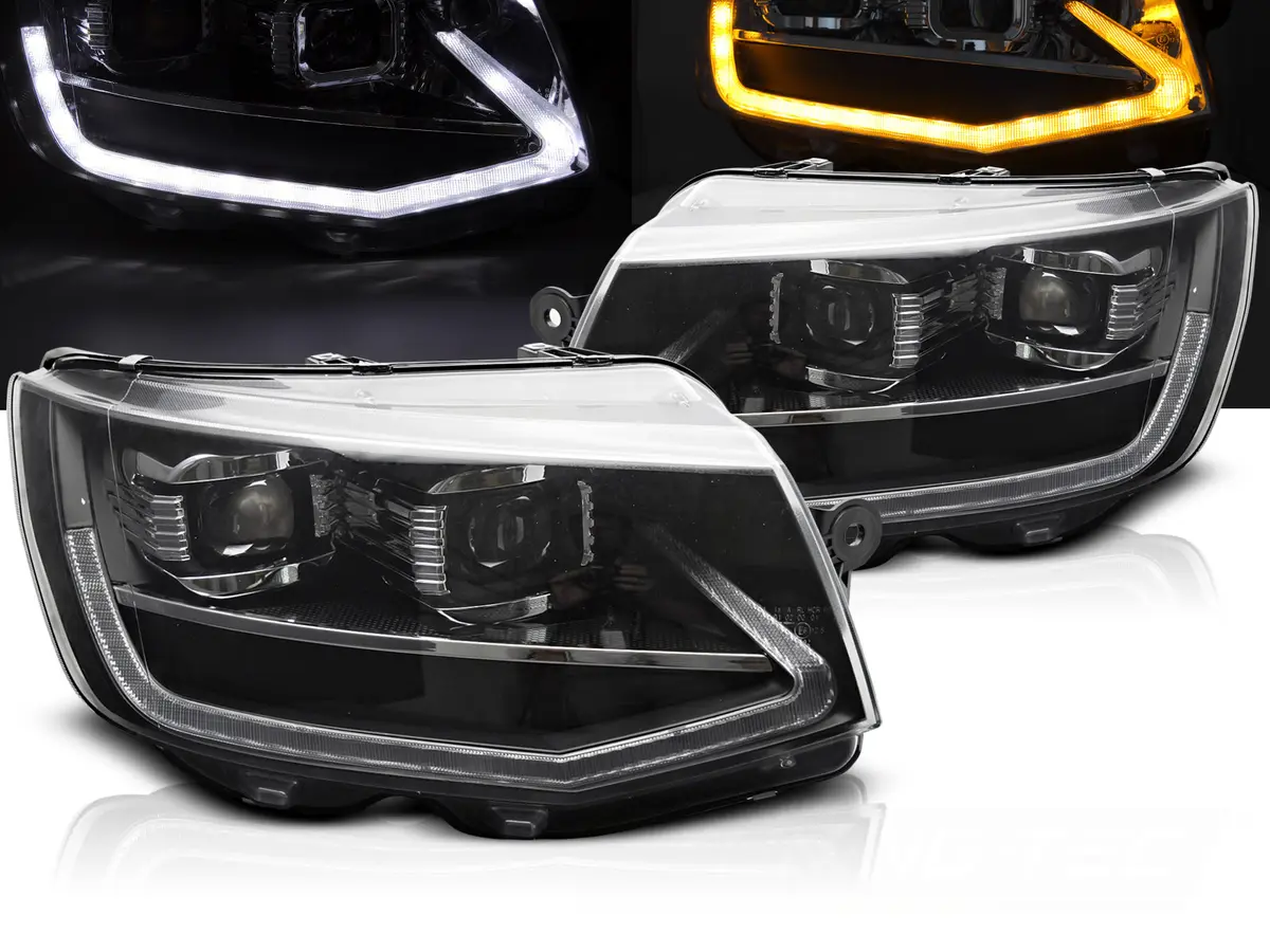 Headlights VW T6 Full LED Black