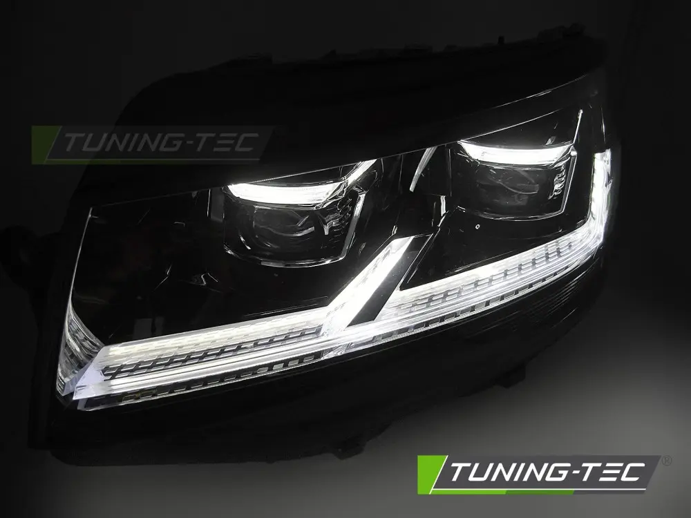 Headlights VW T6 DRL Full LED Black – náhľad 4