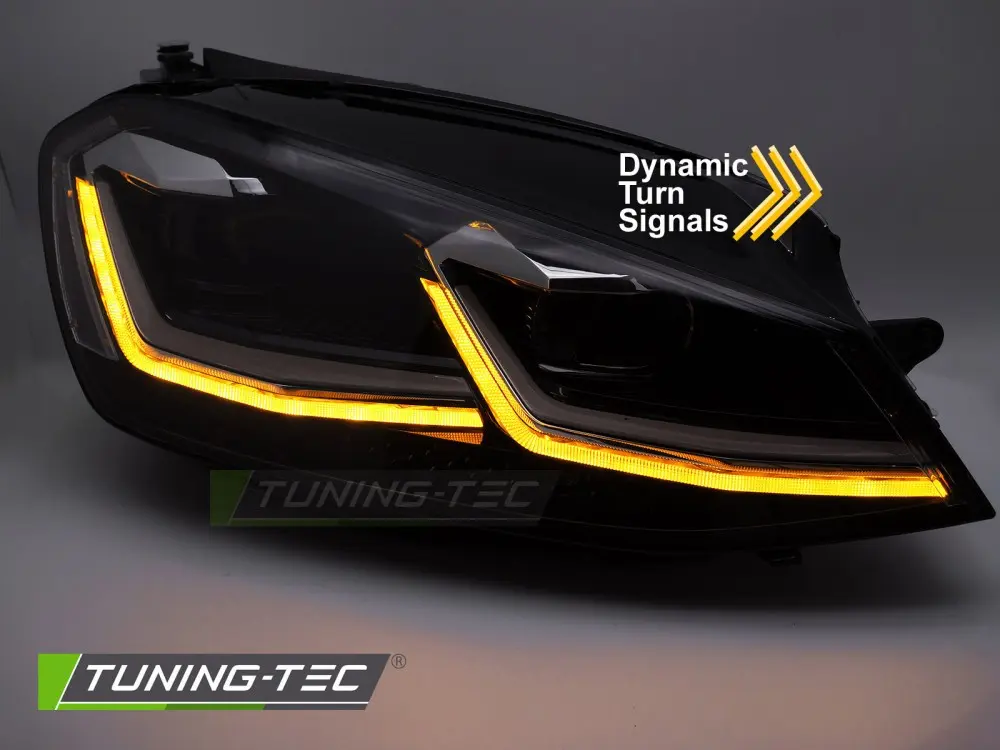 Headlights VW Golf 7 Line Full LED Silver – náhľad 5