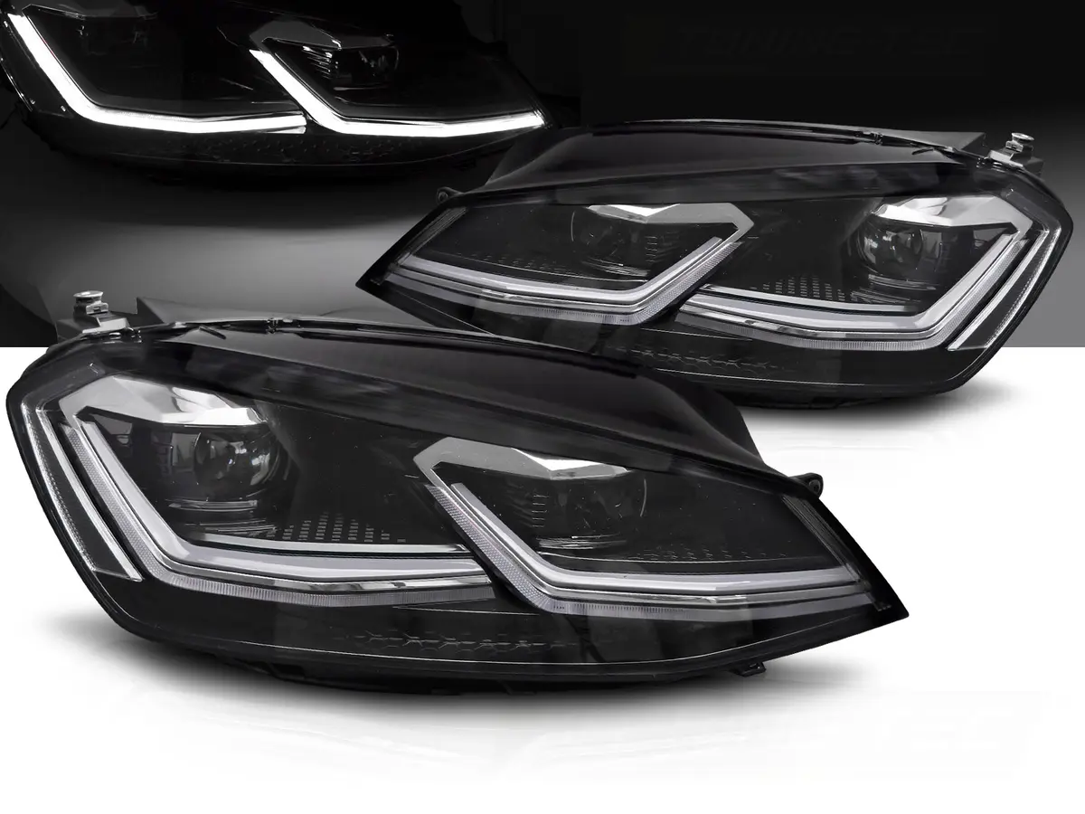 Headlights VW Golf 7 Line Full LED Silver