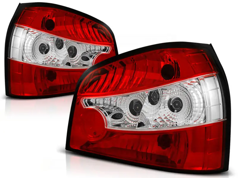 Tail Lights Audi A3 96-03 Clear Red