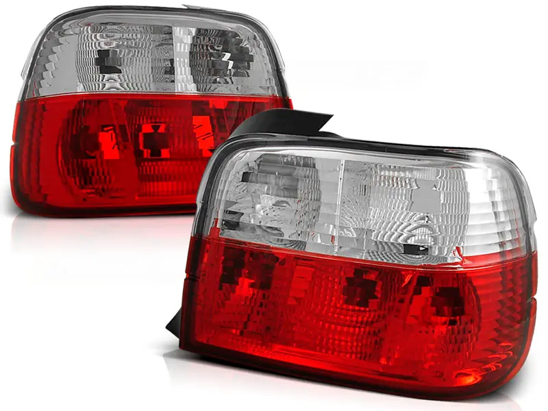 Tail lights BMW E36 Compact Clear Red