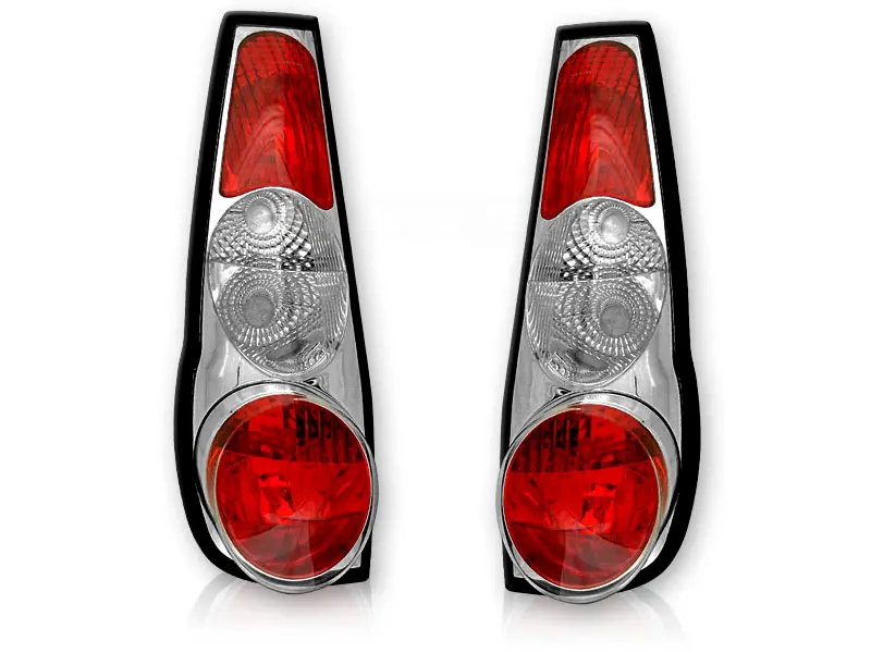 Tail lights Fiat Punto Mk1 93-99 Black Chrome