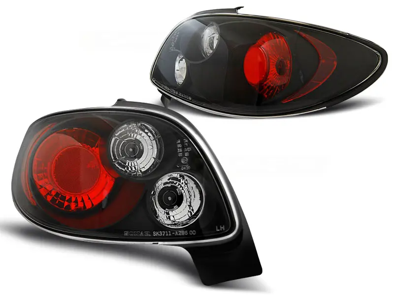 Tail lights Peugeot 206 CC Black