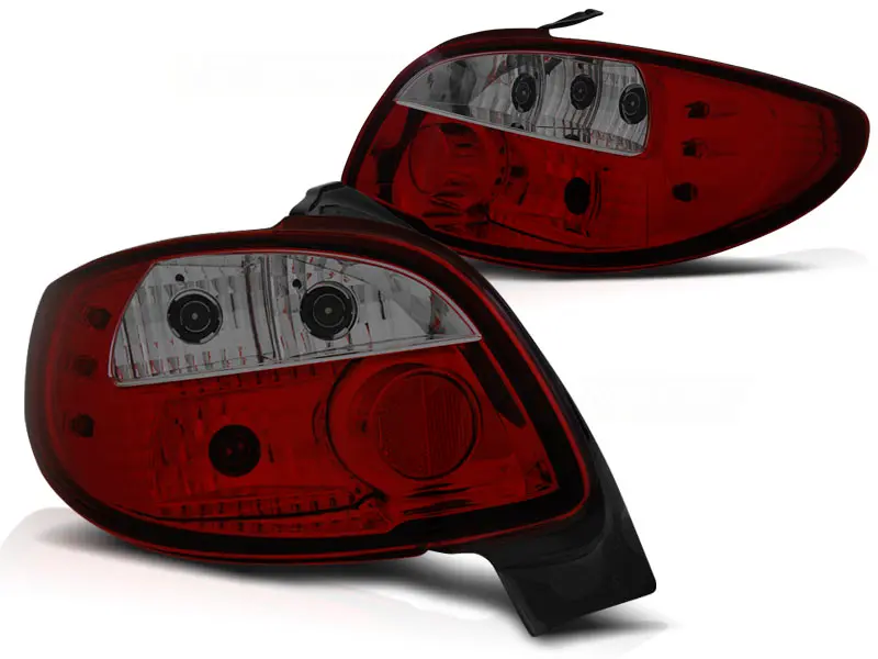 Tail lights Peugeot 206 Red Smoke