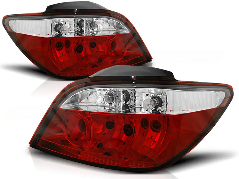 Tail lights Peugeot 307 01-07 Clear Red