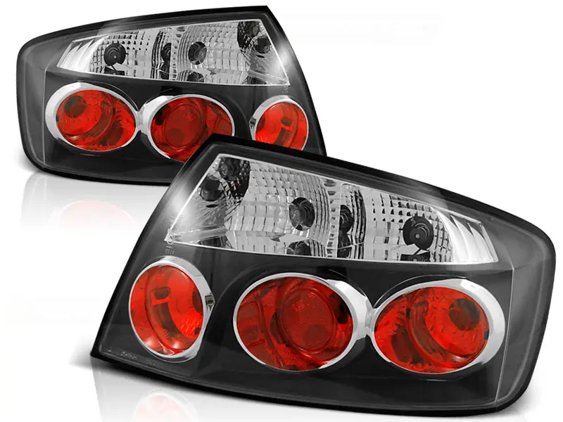 Tail lights Peugeot 407 04-08 Black