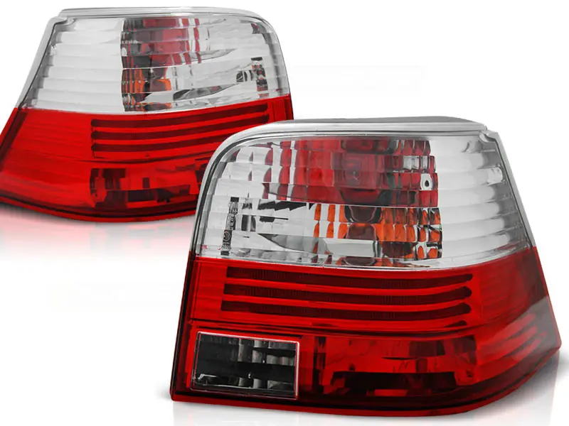 Zadné svetlá VW Golf 4 97-03 Red White - 03
