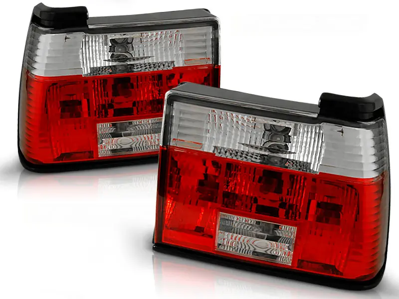 Tail lights VW Jetta 84-91 Red Clear