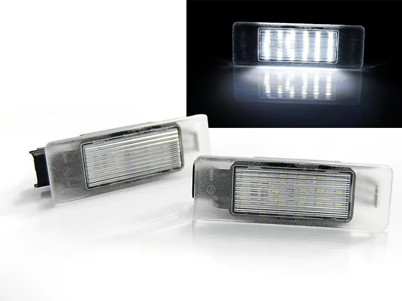 License Plate Lights Peugeot 106 307 308 406 407 & Citroën C3 C4 C5 LED
