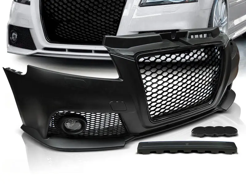 Front Bumper Audi A3 8P 08-12 Sport Black - 08