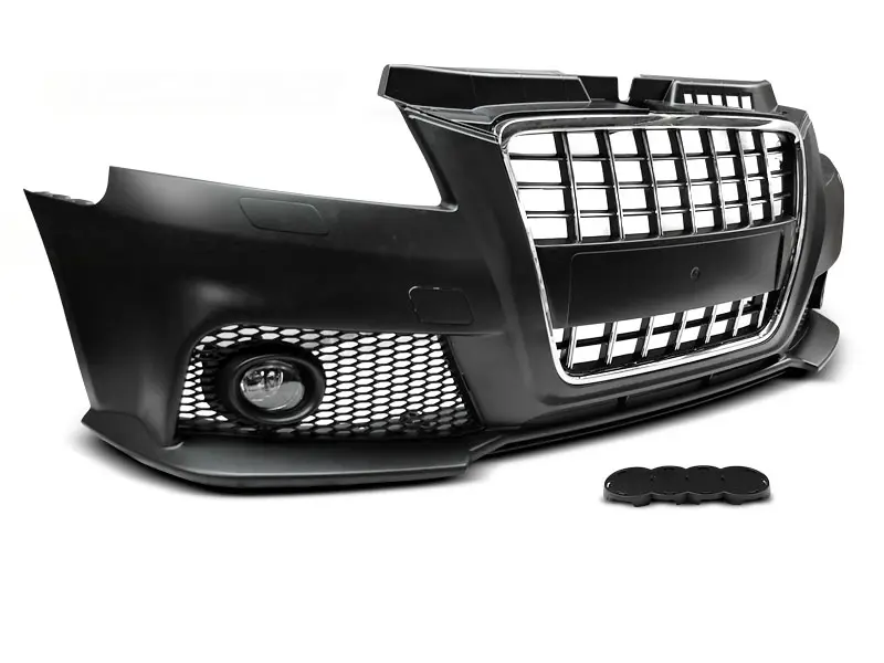 Front Bumper Audi A3 08-12 Sport Black Chrome