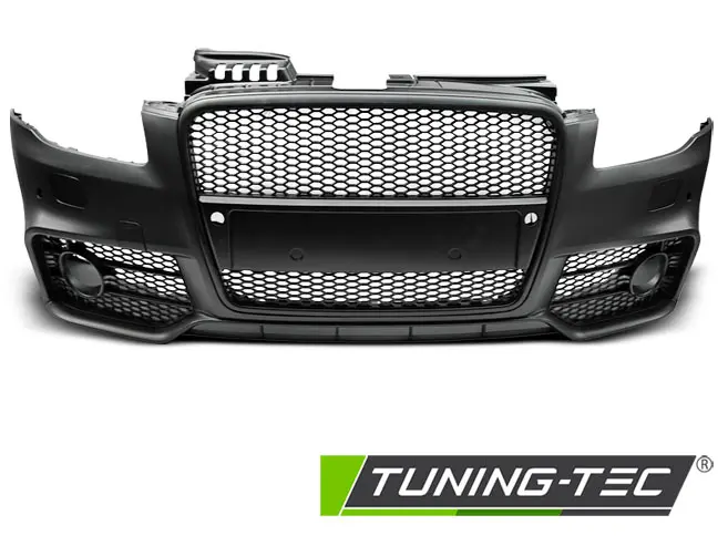 Front Bumper Audi A4 04-08 Sport PDC Black – náhľad 2