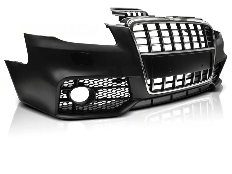 Front Bumper Audi A4 04-08 ZPAU21 Sport Black Chrome