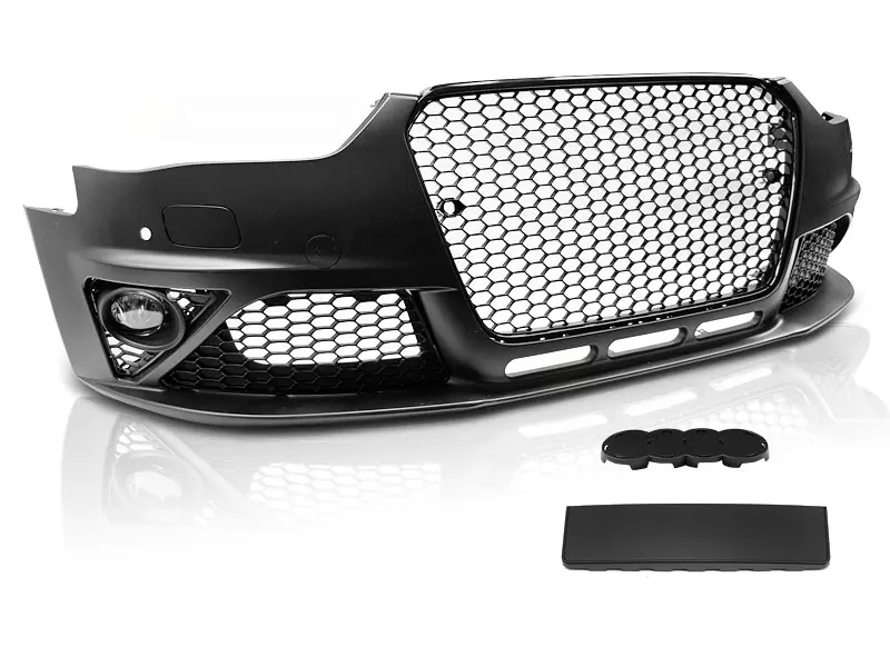 Front Bumper Audi A4 B8 12-15 Sport PDC Black