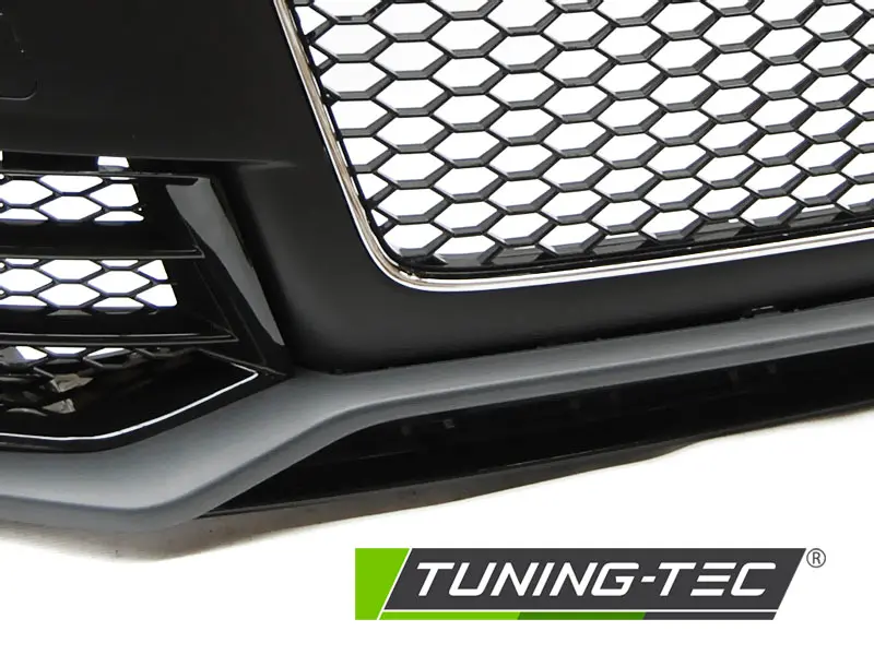 Front Bumper Audi A5 8T 11-16 Sport PDC Black Chrome – náhľad 4