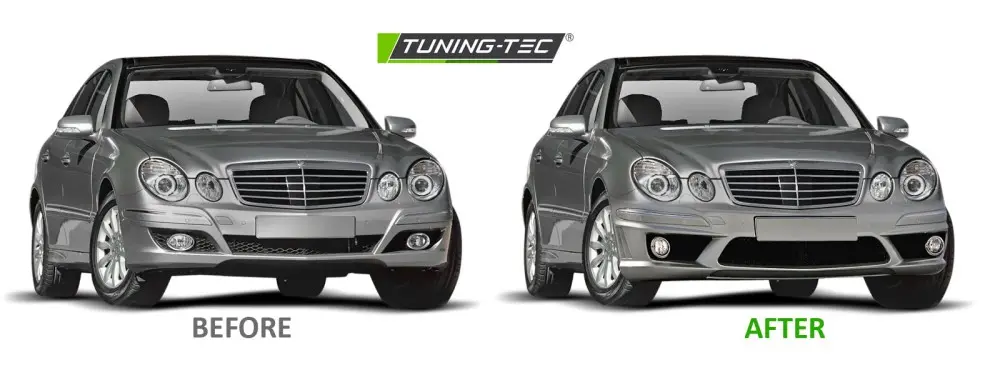 Front Bumper Mercedes W211 06-09 Sport PDC – náhľad 3