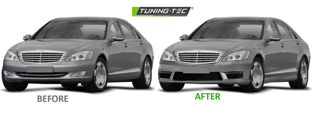 Front Bumper Mercedes W221 S-Class 05-13 AMG Style – náhľad 2