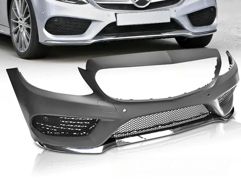 Front Bumper Mercedes C-Class W205 14-18 Sport PDC
