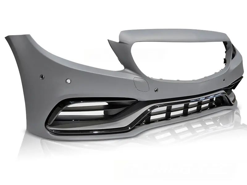 Front Bumper Mercedes W205 18- Sport Style PDC Black