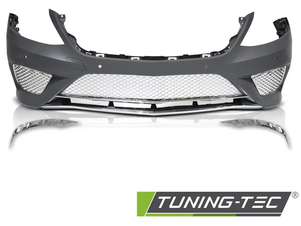 Front Bumper Mercedes S-Class W222 13-17 Sport PDC Chrome – náhľad 2