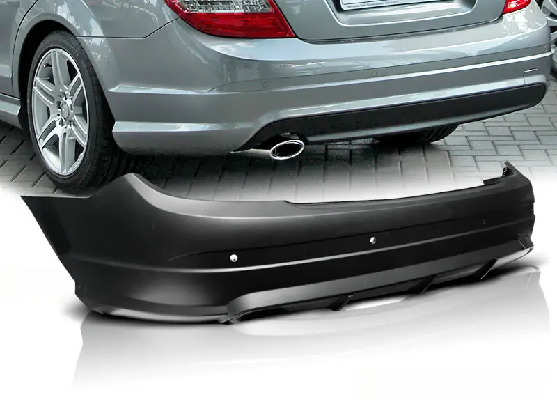 Rear Bumper Mercedes W204 07-10 Sport PDC