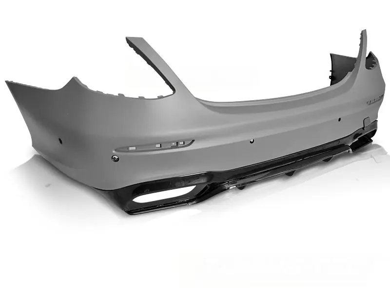 Rear Bumper Mercedes W213 Sedan 16-19 Sport PDC Black
