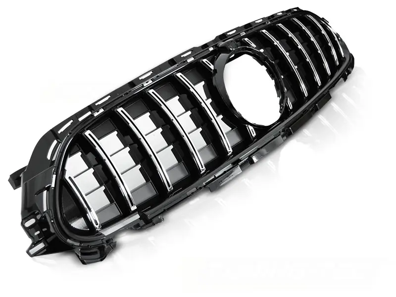 Front Grille Mercedes W213 20-23 Black Chrome