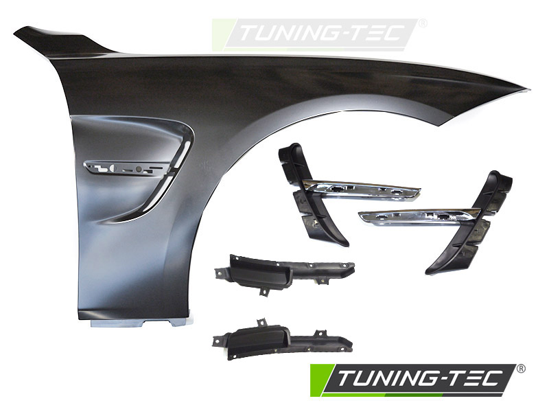 Fenders BMW F32 F33 F36 13-20 Sport Style with Side Vent Chrome – náhľad 3