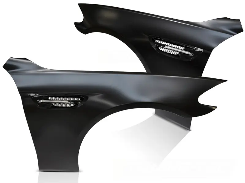 Fenders BMW 5 Series F10 F11 10-16 Sport Style with Side Vents Black