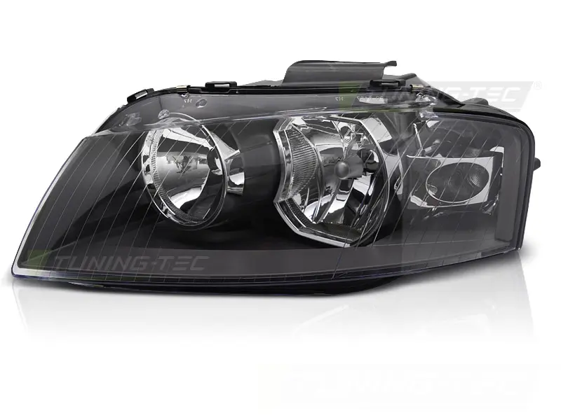 Headlight Audi A3 8P 03-08 Black Left