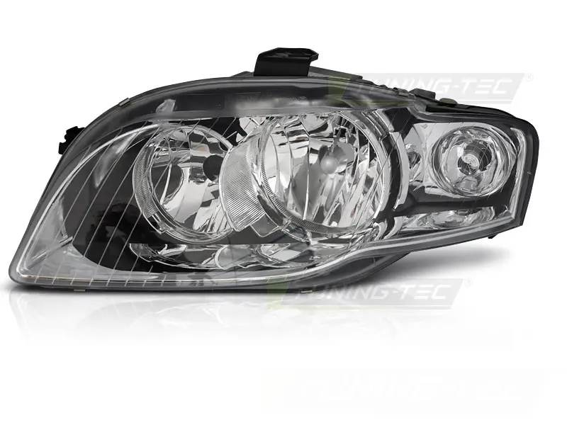 Headlight Audi A4 B7 04-08 Chrome Left